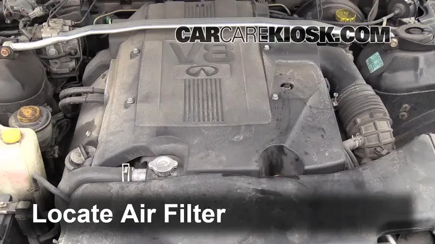 1998 Infiniti Q45 4.1L V8 Air Filter (Engine) Replace